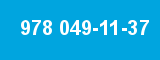978 049-11-37 978 049-11-37